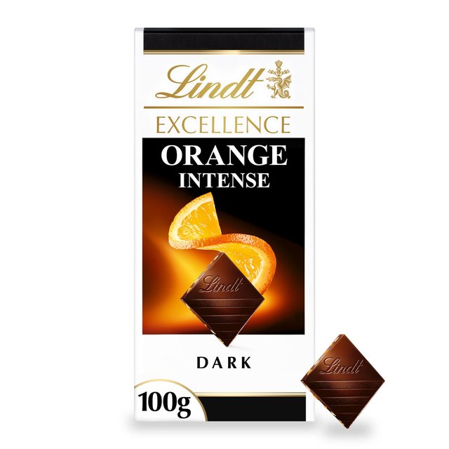 Lindt Excellence Intense Orange Bar 100g