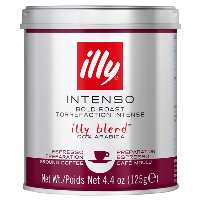 illy Dark Ground Coffee Bold Roast 125g