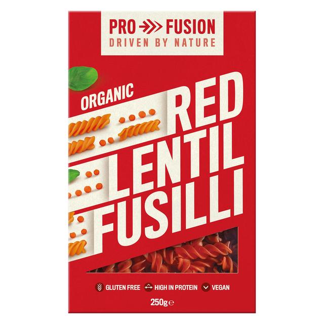 Profusion Organic Protein Red Lentil Fusilli 250g