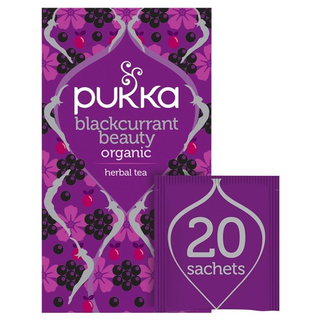 Pukka Tea Blackcurrant Beauty Tea Bags 20 per pack