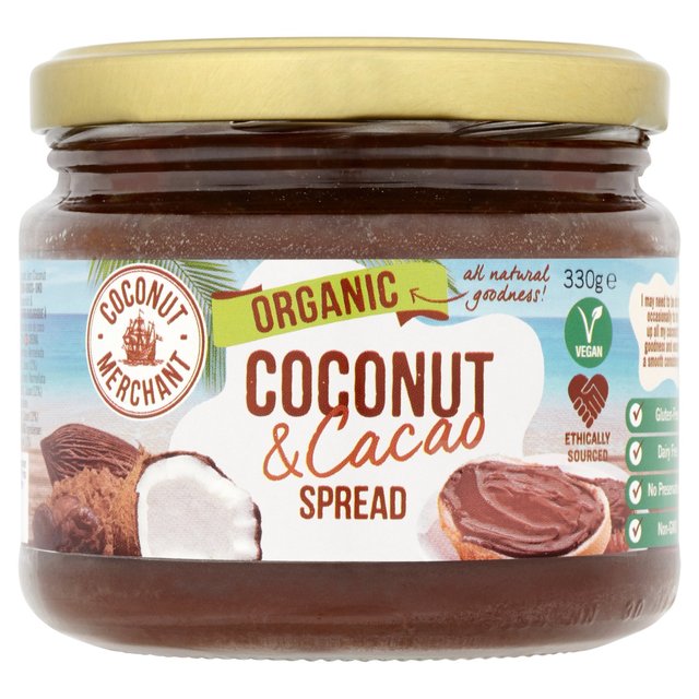 Coconut Merchant Organic Coconut Spread With Cacao 330g