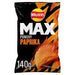 Walkers Max Punchy Paprika Sharing Bag Crisps 140g