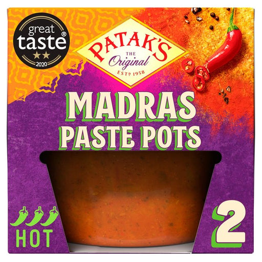 Patak's Madras Curry Paste Pot 2 x 70g