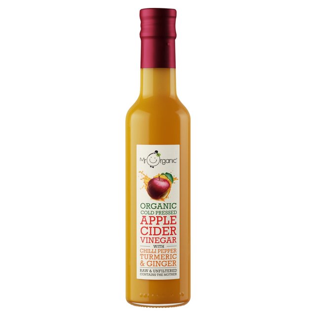 Mr Organic Apple Cider Vinegar with Turmeric, Chilli, Ginger 250ml