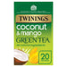 Twinings Coconut & Mango Green Tea 20 per pack