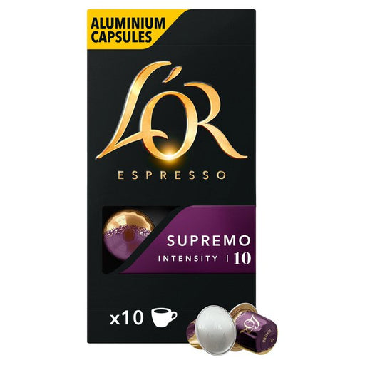 L'OR Espresso Supremo Intensity 10 Coffee Capsules 10 per pack