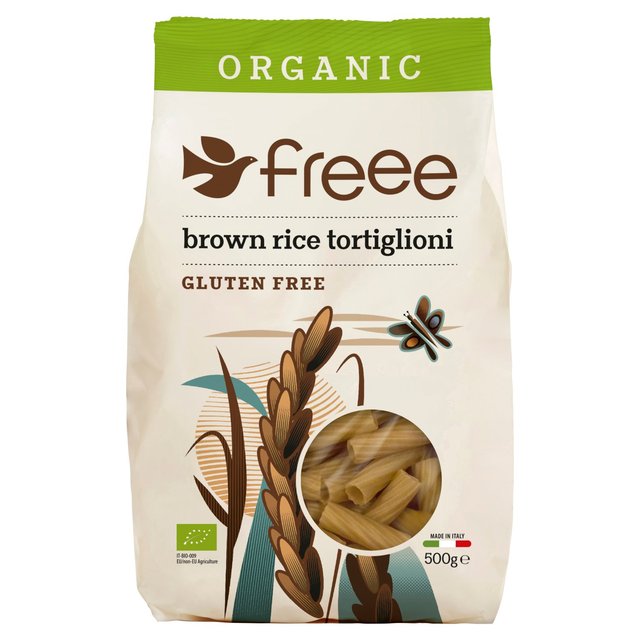 Freee Gluten Free Organic Brown Rice Tortiglioni Pasta 500g