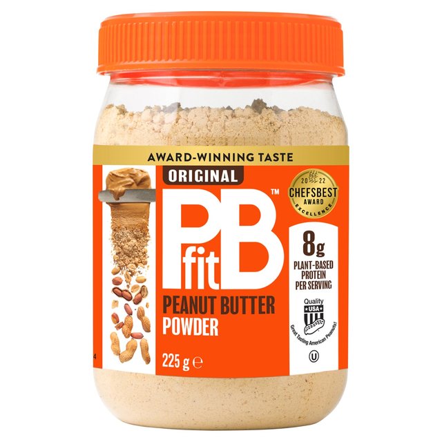 PBfit Peanut Butter Powder - 87% Less Fat and High Protein 225g