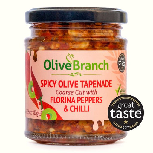 Olive Branch Olive Tapenade with Florina Peppers & Chilli 180g