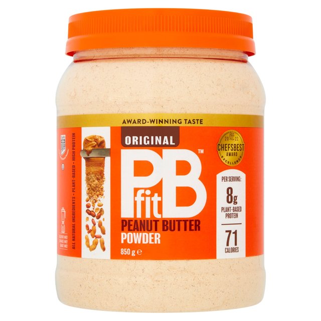 PBfit Peanut Butter Powder - 87% Less Fat and High Protein 850g