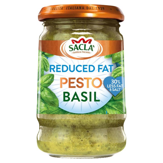 Sacla' Reduced Fat Basil Pesto 190g