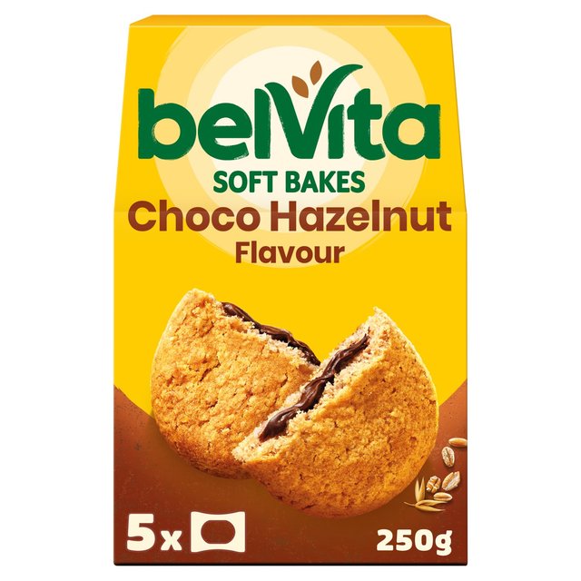 Belvita Choco Hazelnut Soft Bakes Breakfast Biscuits 5 x 40g