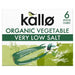 Kallo Organic Very Low Salt Vegetable Stock Cubes 6 x 10g