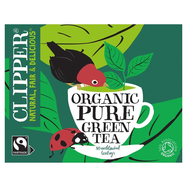 Clipper Organic Fairtrade Green Tea Bags 80 per pack