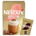 Nescafe Gold Cappuccino Unsweetened Instant Coffee 8 Sachets 8 per pack