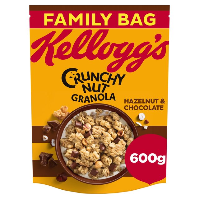 Kellogg's Crunchy Nut Hazelnut & Chocolate Breakfast Granola 600g