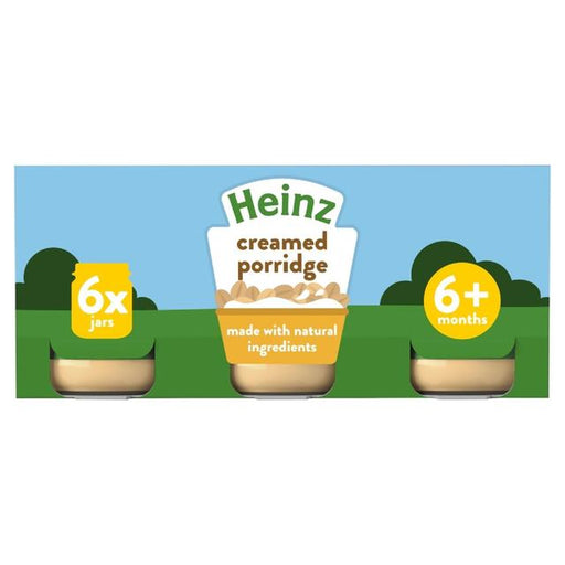 Heinz By Nature Creamed Porridge Baby Food 6+ Months 6 x 120g