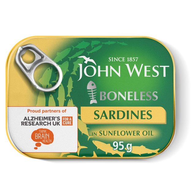 John West Boneless Sardines In Sunflower Oil 95g