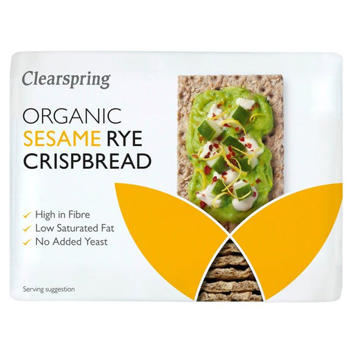 Clearspring Organic Rye Crispbread Sesame 200g