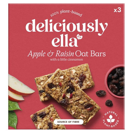 Deliciously Ella Apple, Raisin & Cinnamon Oat Bar Multipack 3 x 50g