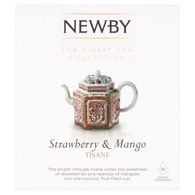 Newby Teas Strawberry & Mango Silken Pyramids 15 per pack