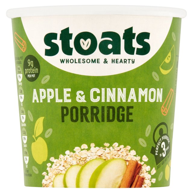 Stoats Porridge Pot Apple & Cinnamon 60g