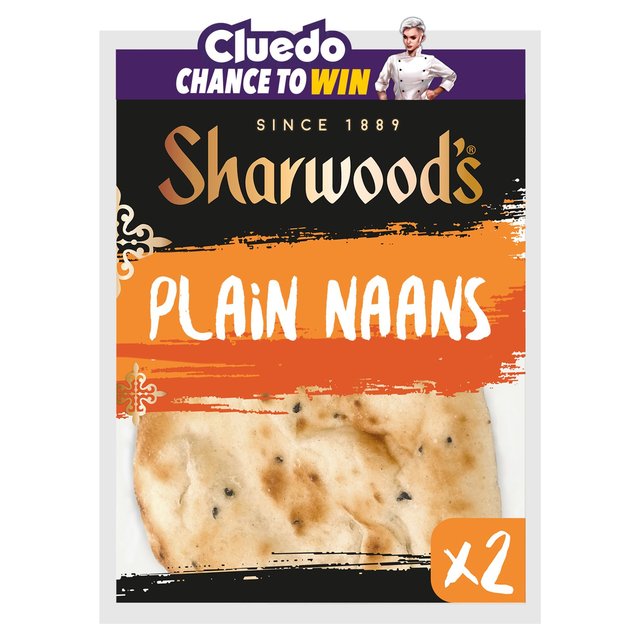 Sharwood's Naans Plain 2 per pack