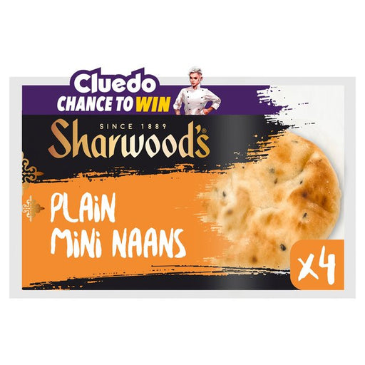 Sharwood's Naan Mini Plain 4 per pack