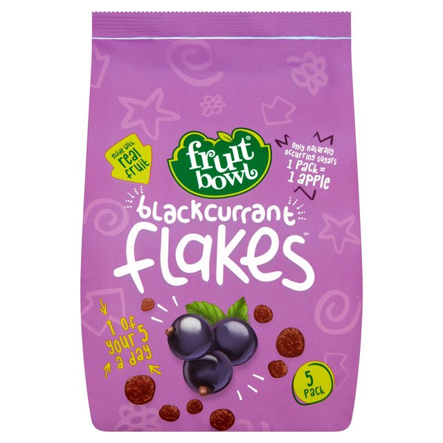 Fruit Bowl Blackcurrant Fruit Flakes 5 x 18g