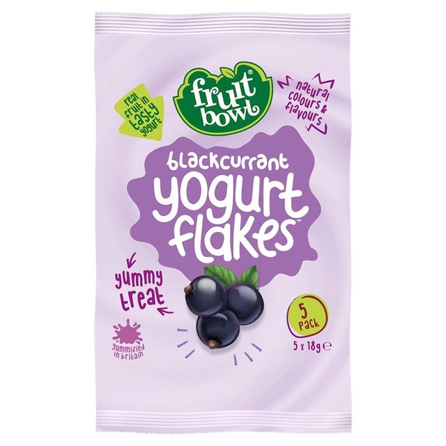 Fruit Bowl Blackcurrant Yogurt Flakes 5 x 18g