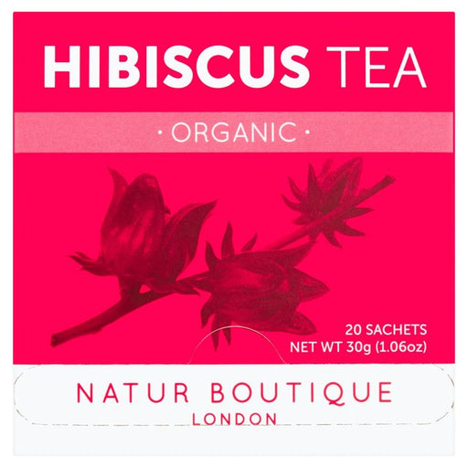 Natur Boutique Organic Hibiscus Tea 20 per pack