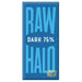 Raw Halo Vegan Dark 76% Chocolate Bar 70g