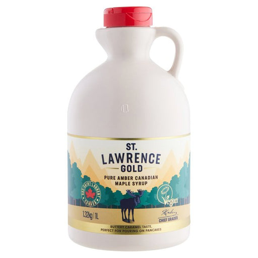 St Lawrence Gold Pure Maple Syrup Amber 1L