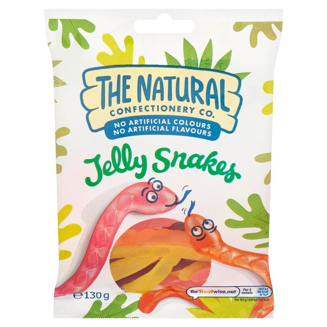 The Natural Confectionery Co. Jelly Snakes Sweets Bag 130g