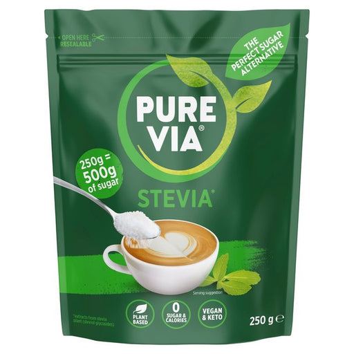 Pure Via Stevia Leaf Zero Calories Sweetener 250g