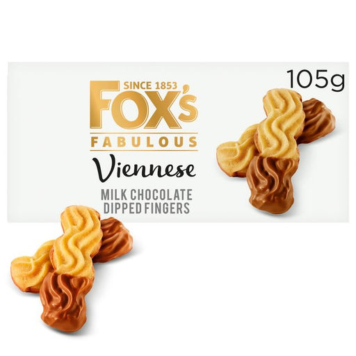 Fox's Biscuits Viennese Milk Chocolate Dipped Fingers 105g