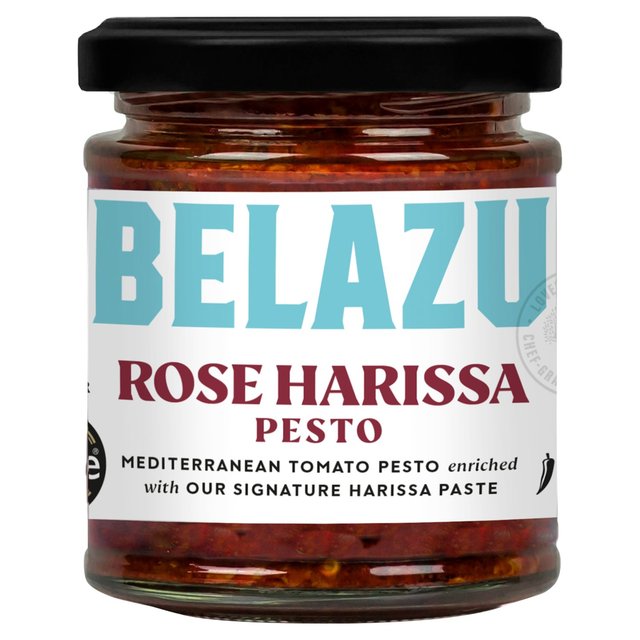 Belazu Vegan Rose Harissa Pesto 165g