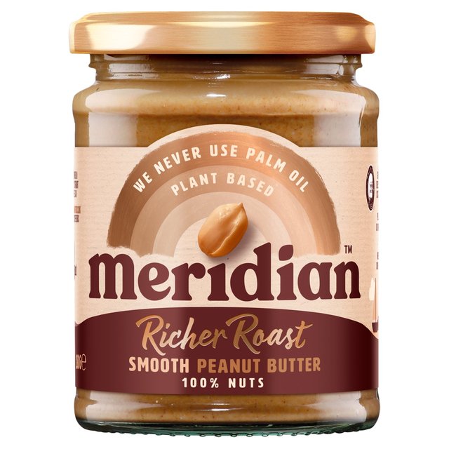 Meridian Rich Roast Smooth Peanut Butter 280g