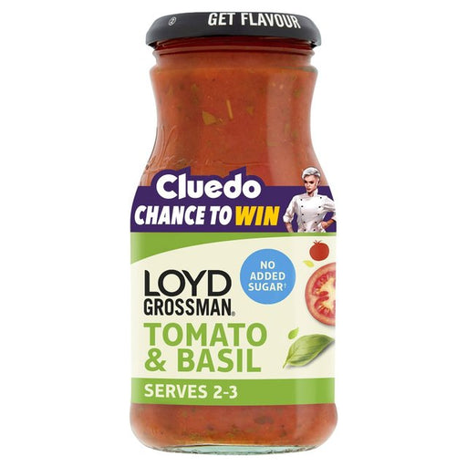 Loyd Grossman Tomato & Basil No Added Sugar 350g