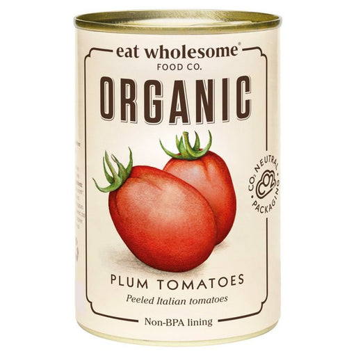 Eat Wholesome Organic Peeled Plum Tomatoes 400g