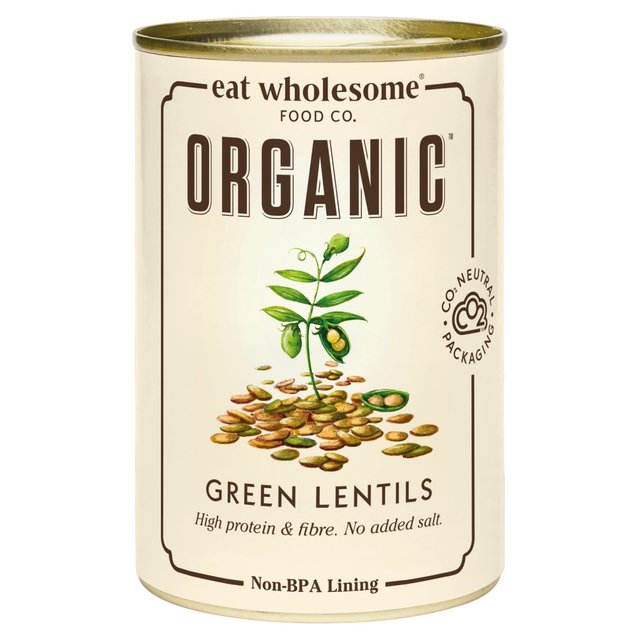 Eat Wholesome Organic Green Lentils 400g