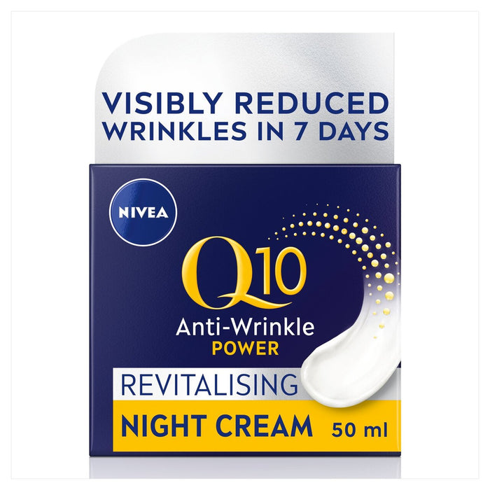 NIVEA Q10 Power Anti-Wrinkle & Firming Nourishing Night Face Cream 50ml