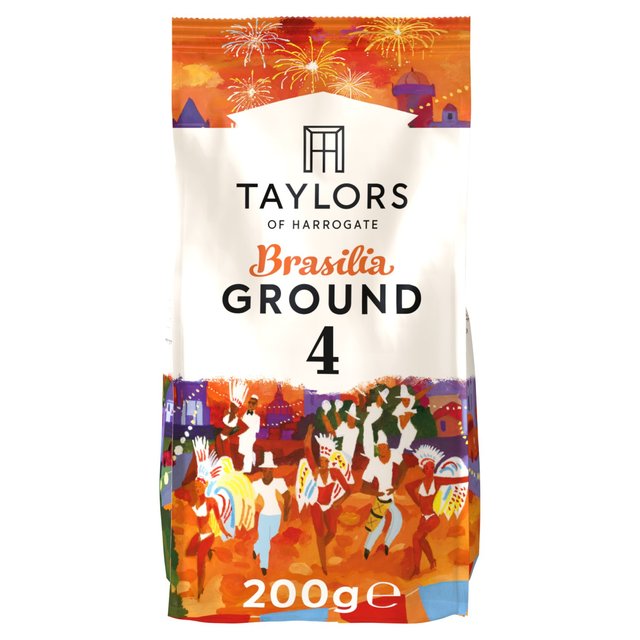 Taylors Cafe Brasilia Ground Coffee 200g