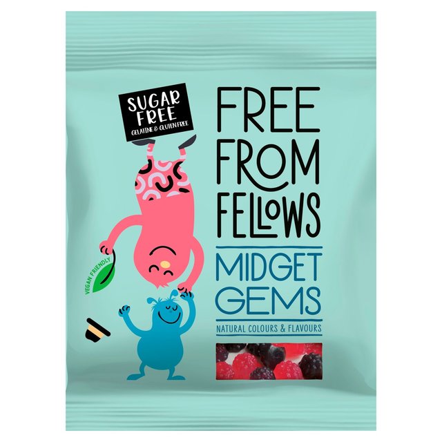 Free From Fellows Vegan Sugar Free Midget Gems 70g