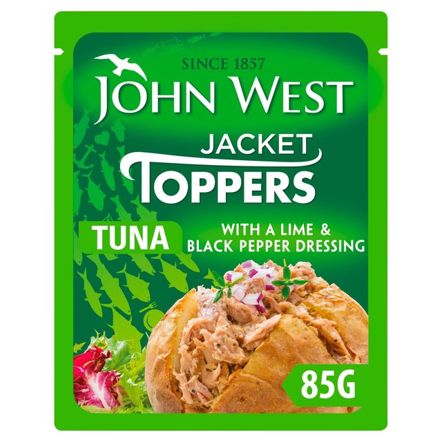 John West Jacket Toppers Tuna With a Lime & Black Pepper Dressing 85g