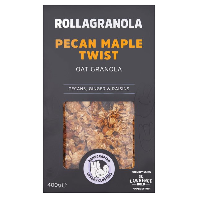 Rollagranola Pecan Maple Twist Oat Granola 400g