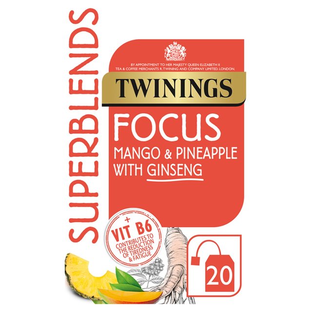 Twinings Superblends Focus with Mango & Pineapple 20 per pack