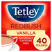 Tetley Redbush & Vanilla Tea Bags 40 per pack