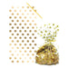 Anniversary House Gold Polka Dot Cello Bags With Twist Ties N/A