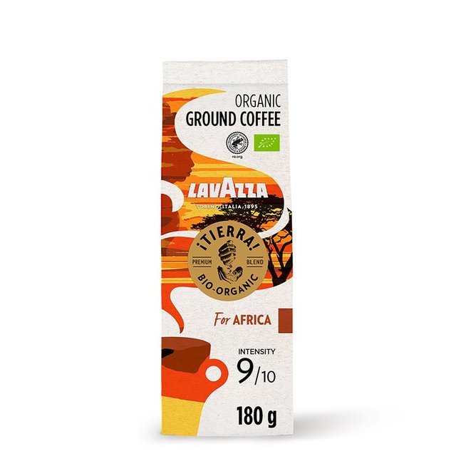 Lavazza Tierra For Africa Organic Ground Coffee 180g